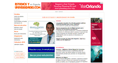 Desktop Screenshot of estudiosyuniversidades.com